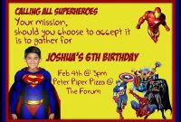 Awesome Superman Birthday Invitations Ideas | Birthday Card pertaining to Superman Birthday Card Template