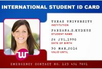 Beautiful Student Id Card Templates Desin And Sample Word for High School Id Card Template