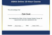 Best Ideas For Osha Certificate Template With Cover inside Osha 10 Card Template
