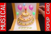 Birthday Cake Pop Up Card (Happy Birthday Kirigami) | Free regarding Happy Birthday Pop Up Card Free Template