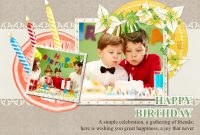 Birthday Card Collage Template – Card Design Template inside Birthday Card Collage Template