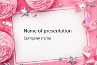 Birthday Greeting Card Powerpoint Template & Infographics Slides pertaining to Greeting Card Template Powerpoint