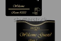 Black Hotel Rfid Key Card Keycard Stock-Vektorgrafik intended for Hotel Key Card Template