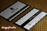 Black & White Free Business Card Templates Psd inside Black And White Business Cards Templates Free
