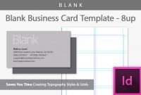 Blank Business Card Indesign Template (2286) | Business Cards | Design  Bundles in Plain Business Card Template