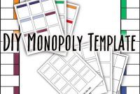 Blank Monopoly Template throughout Monopoly Property Card Template