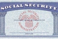 Blank Social Security Card Template Download Psd+Ssn+ with Ss Card Template