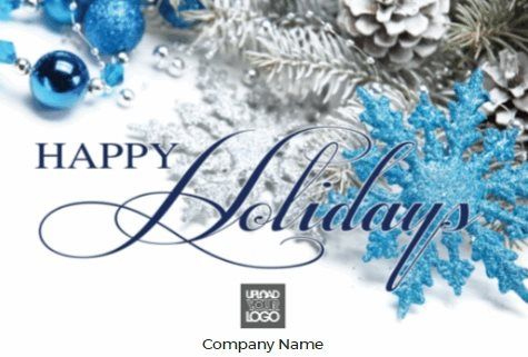 Blue Happy Holidays Free Greeting Card Template 60% Off Ends with regard to Happy Holidays Card Template