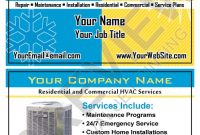 Bright Colorful Hvac Business Cards From Value Printing in Hvac Business Card Template