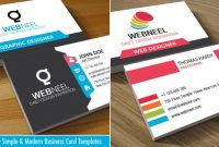Business Card Design | Webneel regarding Web Design Business Cards Templates