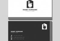 Business Card Template Black White Bird Nest Theme Free throughout Black And White Business Cards Templates Free