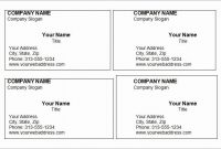 Business Card Template Free Printable Luxury 44 Free Blank pertaining to Free Editable Printable Business Card Templates