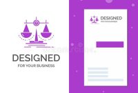 Business Logo For Balance, Decision, Justice, Law, Scale within Decision Card Template