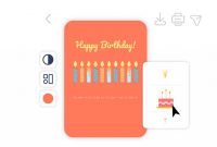 Card Maker – Make Your Own Printable Cards For Free | Desygner with Template For Cards To Print Free