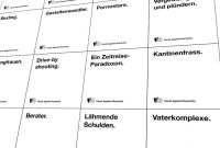Cards Against Humanity (Deutsch) ᐅ Pdf Zum Ausdrucken inside Cards Against Humanity Template