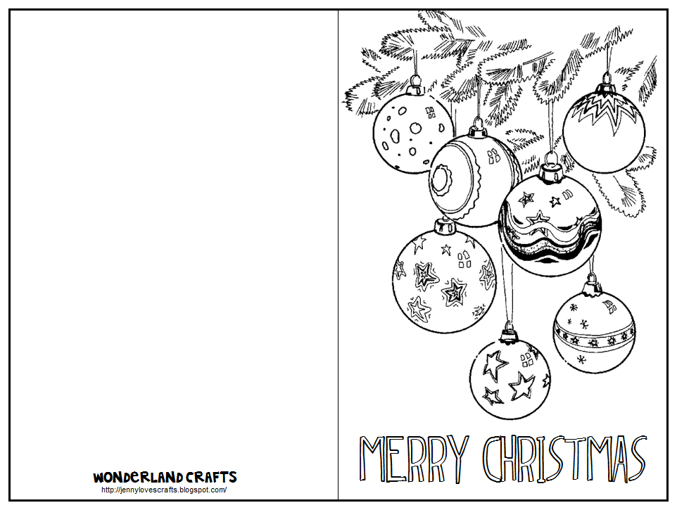 Christmas Card Printable Coloring Pages - Christmas regarding Printable Holiday Card Templates