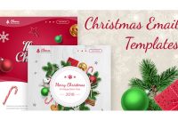Christmas Email Templates For The Upcoming Holiday Mailing for Holiday Card Email Template