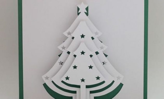 Christmas Tree Popup Card | Pop Up Christmas Cards, 3D pertaining to 3D Christmas Tree Card Template