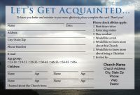 Church Visitor Card Template | Church Welcome Center, Church pertaining to Church Visitor Card Template