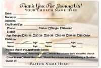 Church Visitor Card Template Word Beautiful Wel E Visitor throughout Church Visitor Card Template