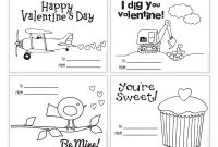 Colouring Fun For Kids – Make Your Own Valentine's Day Cards within Valentine Card Template For Kids