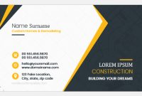 Construction Worker Business Card Templates | Word & Excel with regard to Construction Business Card Templates Download Free