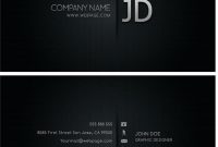 Cool Business Card Templates Psd Layered Free Psd In throughout Name Card Template Photoshop