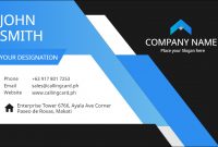 Corporate Business Card Template – Personalized Design pertaining to Template For Calling Card