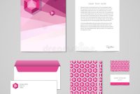Corporate Identity Design Template. Documentation For pertaining to Business Card Letterhead Envelope Template