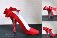 Crafting In The Night: 3D High Heel Shoe – Svgcuts | 3D With with regard to High Heel Shoe Template For Card