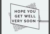 Create Gorgeous Get Well Soon Cards In Minutes. regarding Get Well Card Template