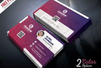 Creative Business Card Template Psd Set | Psdfreebies throughout Unique Business Card Templates Free
