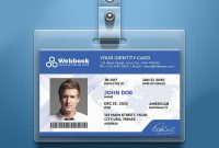 Creative Id Card Psd Template Free Download (In 4 Colors with regard to Template For Id Card Free Download