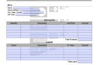 Credit Card Invoice Template – Onlineinvoice intended for Credit Card Bill Template