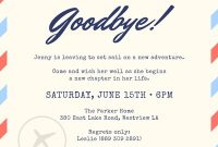 Customize 76+ Farewell Party Invitations Templates Online regarding Farewell Invitation Card Template