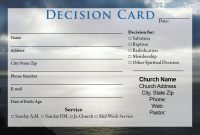 Decision Cards – Calvary Publishing with Decision Card Template