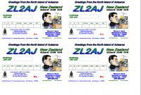 Design & Print Your Own Qsls | Lee Jennings – Amateur Radio intended for Qsl Card Template