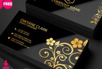 Designer Business Card Template | Free Psd | Ui Download throughout Name Card Template Psd Free Download