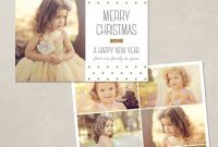 Digital Photoshop Christmas Card Template For Photographers with regard to Free Photoshop Christmas Card Templates For Photographers