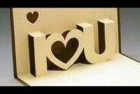 Diy I Love You Pop Up Card 3D Card – For Anniversary |Valentine |Handmade  Craft – Paper Craft (2018) inside I Love You Pop Up Card Template