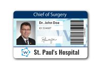 Doctor Id Card #3 | Id Card Template, Card Template, Free for Doctor Id Card Template