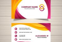 Download Business Card Template For Free | Vector Business pertaining to Business Card Maker Template