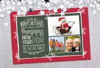 Download Free Photo Christmas Card Templates inside Free Holiday Photo Card Templates