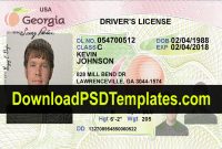 Download Georgia Driver License Template Psd Vector Hd Http regarding Georgia Id Card Template