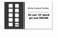 √ 25 Punch Card Template Microsoft Word In 2020 | Punch intended for Reward Punch Card Template