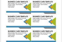 √ Free Printable Business Card Template | Templateral with Free Editable Printable Business Card Templates