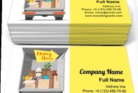 ✅ Editable Home Moving Business Card Template within Moving Home Cards Template