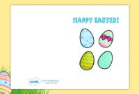 Easter Card Templates A5 (Teacher Made) within Easter Card Template Ks2