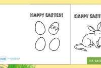 Easter Card Templates | Australian Teaching Resources throughout Easter Card Template Ks2