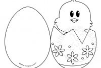 Easter Ideas – Chick In Egg Card | Easter Template inside Easter Chick Card Template